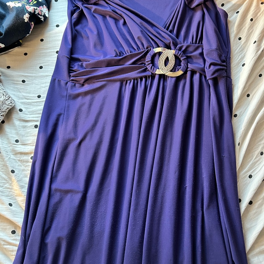Elegant Purple Dress